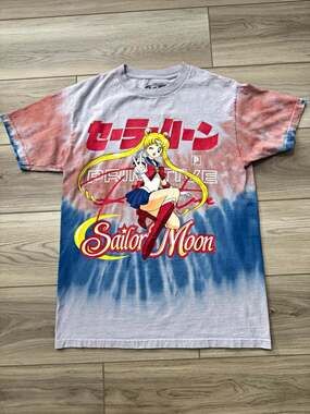 Primitive x Sailor Moon Tie Dye T-Shirt Small Toei Animation Anime Graphic Tee